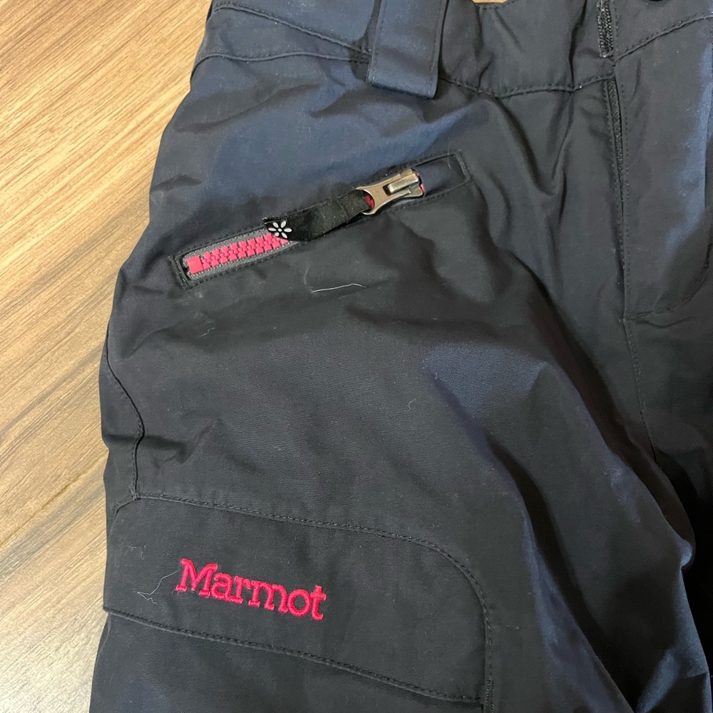Girl’s Marmot Ski Snow Pants - Picture 2 of 4